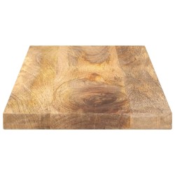 Dessus de table 80x30x3,8 cm rectangulaire bois massif manguier 560452560452