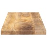 Dessus de table 70x30x3,8 cm rectangulaire bois massif manguier 560453560453