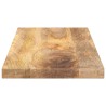 Dessus de table 90x40x2,5 cm rectangulaire bois massif manguier 560472560472
