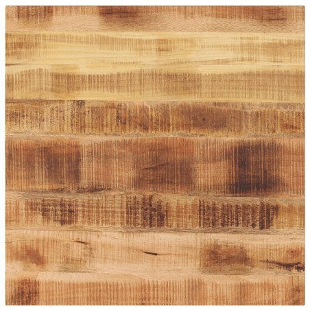Dessus de table 80x80x3,8 cm carré bois massif de manguier brut 560484560484