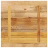 Dessus de table 80x80x3,8 cm carré bois massif de manguier brut 560484560484