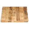 Dessus de table bord vivant 100x60x3,8 cm bois de manguier brut 560489560489