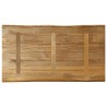 Dessus de table bord vivant 100x60x3,8 cm bois de manguier brut 560489560489