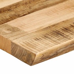 Dessus de table bord vivant 100x60x3,8 cm bois de manguier brut 560489560489