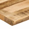 Dessus de table bord vivant 100x60x3,8 cm bois de manguier brut 560489560489