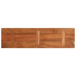Dessus de table 110x20x3,8cm rectangulaire bois massif d'acacia 560492560492