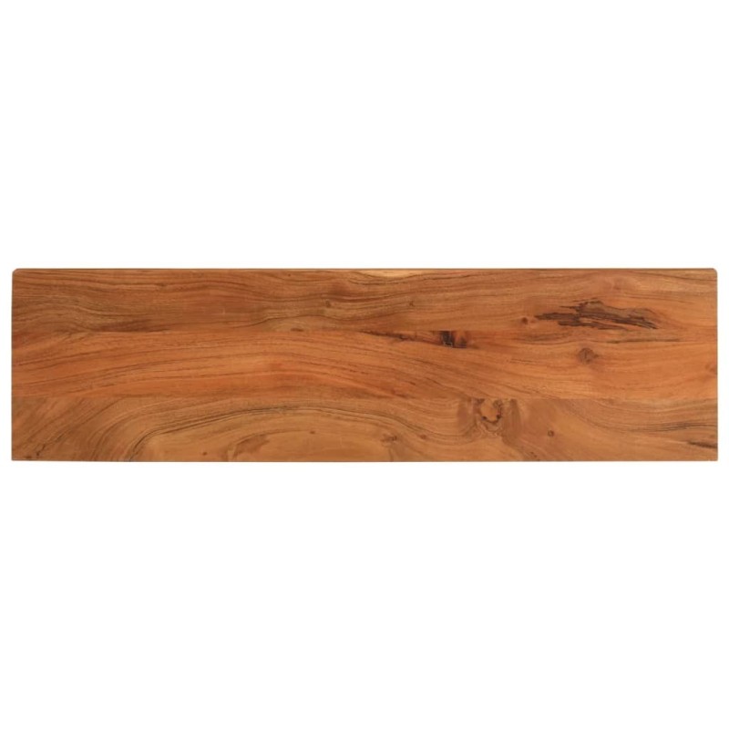 Dessus de table 120x20x3,8cm rectangulaire bois massif d'acacia 560493560493