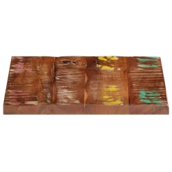 Dessus de table 40x40x2,5 cm carré bois massif récupéré 560499560499