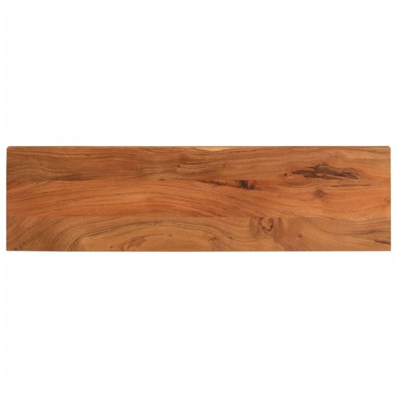 Dessus de table 120x30x3,8cm rectangulaire bois massif d'acacia 560515560515