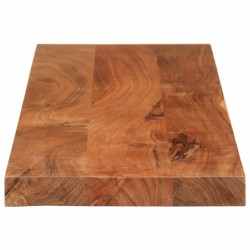 Dessus de table 120x30x3,8cm rectangulaire bois massif d'acacia 560515560515