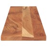 Dessus de table 160x30x3,8cm rectangulaire bois massif d'acacia 560516560516