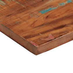 Dessus de table 70x30x3,8 cm rectangulaire bois massif récupéré 560525560525