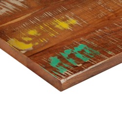 Dessus de table 50x50x3,8 cm carré bois massif de récupération 560526560526