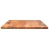 Dessus de table 80x70x3,8 cm rectangulaire bois massif d'acacia 560554560554