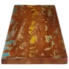 Dessus de table 160x20x2,5cm rectangulaire bois massif récupéré 560557560557