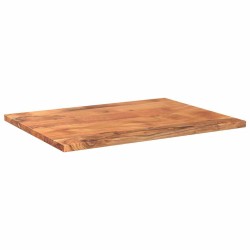 Dessus de table 80x60x3,8 cm rectangulaire bois massif d'acacia 560566560566