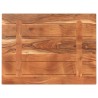 Dessus de table 80x60x3,8 cm rectangulaire bois massif d'acacia 560566560566