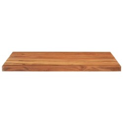 Dessus de table 90x80x2,5 cm rectangulaire bois massif d'acacia 560578560578