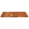 Dessus de table 90x80x2,5 cm rectangulaire bois massif d'acacia 560578560578