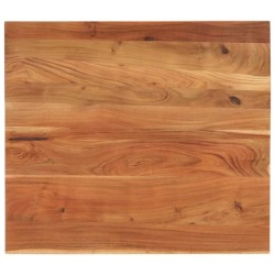 Dessus de table 100x80x2,5cm rectangulaire bois massif d'acacia 560580560580