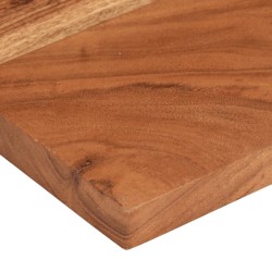 Dessus de table 50x20x3,8 cm rectangulaire bois massif d'acacia 560581560581