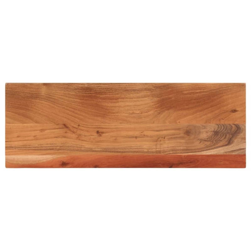 Dessus de table 70x20x3,8 cm rectangulaire bois massif d'acacia 560584560584