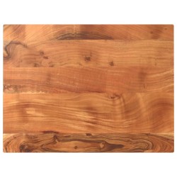 Dessus de table 80x70x2,5 cm rectangulaire bois massif d'acacia 560585560585