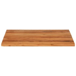 Dessus de table 80x80x2,5 cm carré bois massif d'acacia 560589560589