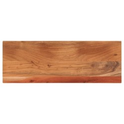 Dessus de table 70x40x3,8 cm rectangulaire bois massif d'acacia 560592560592