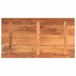 Dessus de table 100x70x3,8cm rectangulaire bois massif d'acacia 560596560596
