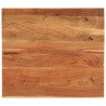 Dessus de table 110x80x3,8cm rectangulaire bois massif d'acacia 560601560601