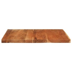 Dessus de table 110x80x3,8cm rectangulaire bois massif d'acacia 560601560601