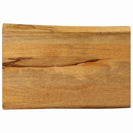 Dessus de table 70x40x2,5 cm bord vivant bois massif manguier 560606560606