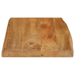 Dessus de table 70x40x2,5 cm bord vivant bois massif manguier 560606560606