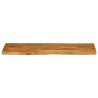 Dessus de table 140x40x2,5 cm bord vivant bois massif manguier 560609560609