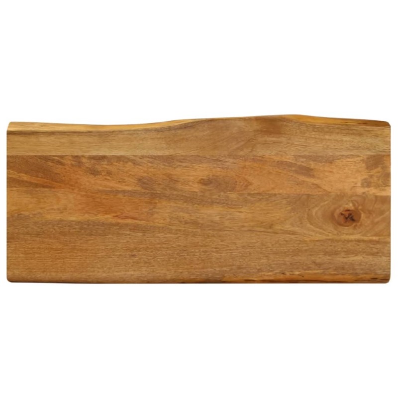 Dessus de table 100x40x2,5 cm bord vivant bois massif manguier 560610560610