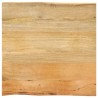 Dessus de table 40x40x2,5 cm bord vivant bois massif manguier 560611560611