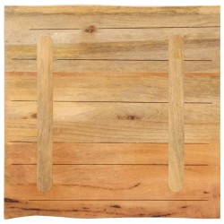 Dessus de table 40x40x2,5 cm bord vivant bois massif manguier 560611560611