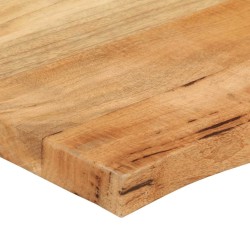 Dessus de table 40x40x2,5 cm bord vivant bois massif manguier 560611560611