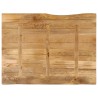 Dessus de table 90x80x3,8 cm bord vivant bois massif manguier 560612560612