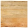 Dessus de table 60x60x3,8 cm bord vivant bois massif manguier 560614560614