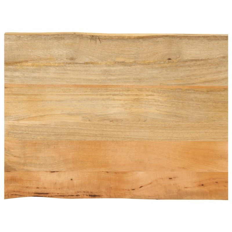 Dessus de table 70x60x3,8 cm bord vivant bois massif manguier 560615560615