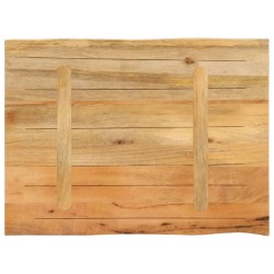 Dessus de table 70x60x3,8 cm bord vivant bois massif manguier 560615560615