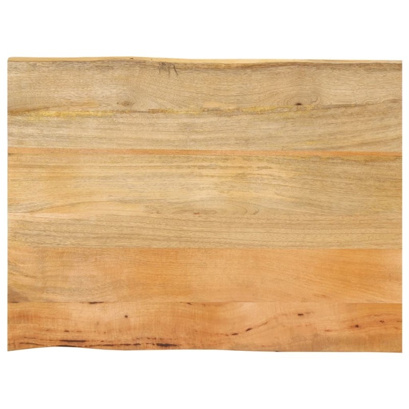 Dessus de table 80x60x3,8 cm bord vivant bois massif manguier 560616560616