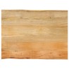 Dessus de table 90x60x2,5 cm bord vivant bois massif manguier 560619560619