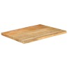 Dessus de table 70x60x2,5 cm bord vivant bois massif manguier 560621560621
