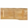 Dessus de table 80x40x2,5 cm bord vivant bois massif manguier 560624560624