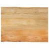 Dessus de table 90x60x3,8 cm bord vivant bois massif manguier  560632560632