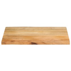 Dessus de table 90x60x3,8 cm bord vivant bois massif manguier  560632560632