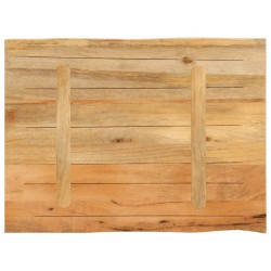 Dessus de table 90x60x3,8 cm bord vivant bois massif manguier  560632560632
